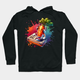 Watercolor Carrot DJ Hoodie